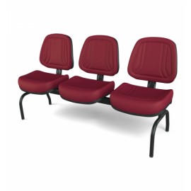 Cadeira Longarina Executiva para Escritório 33975 - Linha Premium - Plaxmetal