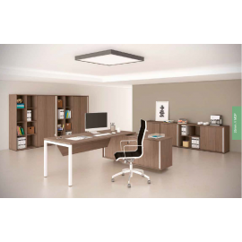 Armário 1 porta deslizante para Escritório Executive Desk  725637 - Linha M - office 25mm