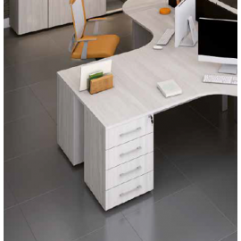 Gaveteiro Fixo para Escritório Executive Desk 725659 - Linha M - office 25mm