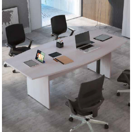 Mesa de reunião COM conectividade para Escritório Executive Desk 725514 - Linha M - office 25mm