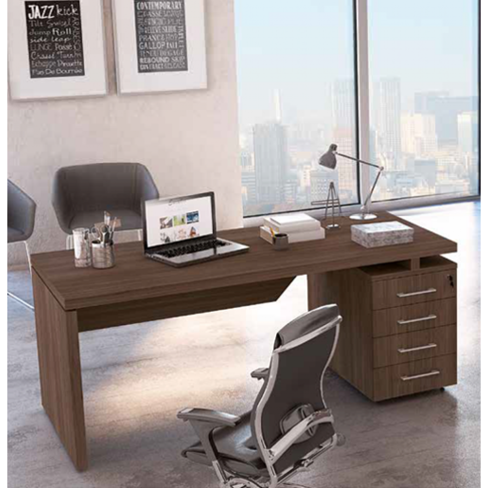 Mesa Executiva para Escritório Executive Desk 744146 - Linha M - office 44mm