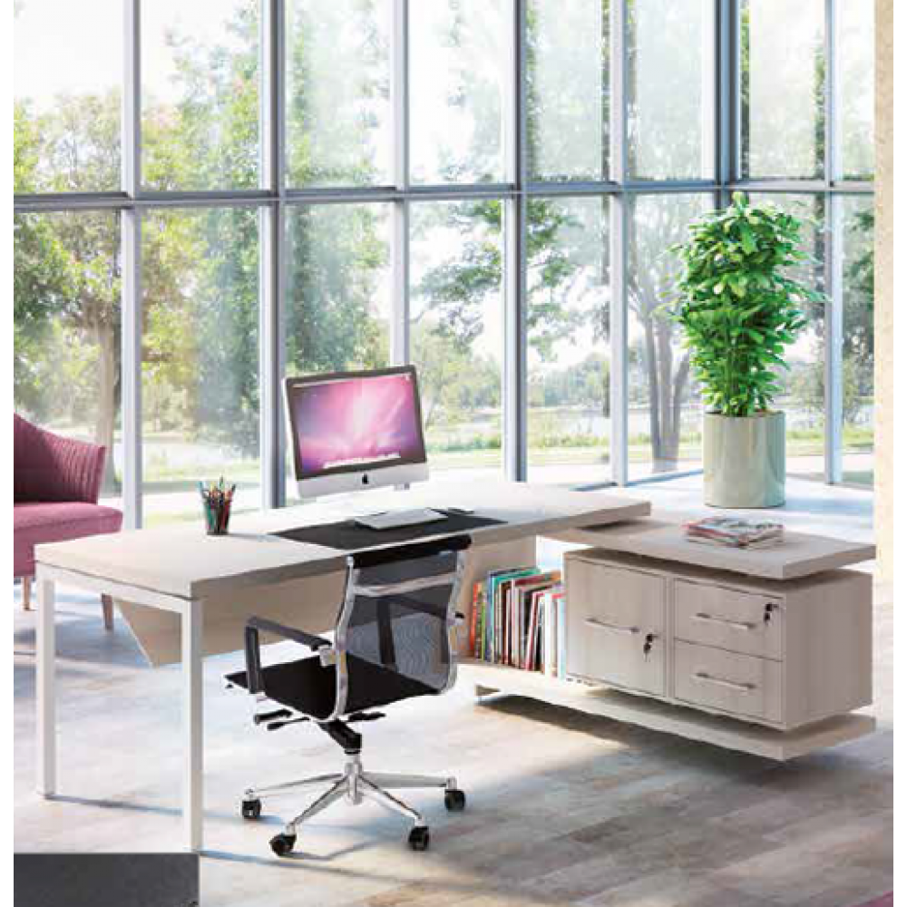 Mesa Executiva para Escritório Executive Desk 744162 - Linha M - office 44mm