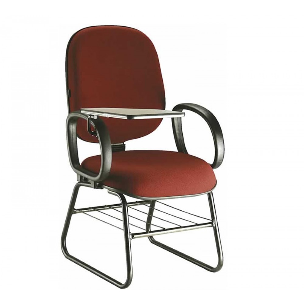 Cadeira Diretor universitária com prancheta escamoteável/ Linha Dahlia- Matrix Mòveis